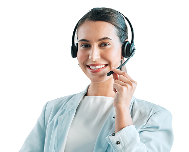 Atendente Alfa com headset